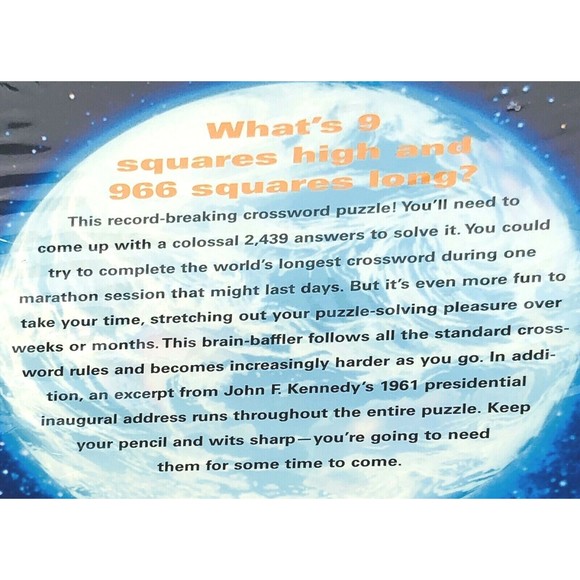 Sudoku for Dummies THE GAME and The World's Longest Crossword Puzzle New Sealed - Picture 9 of 12